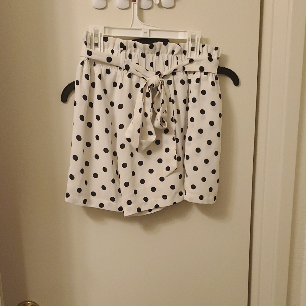 WILL DONATE FREE W/ ANY PURCHASE High Waisted Polka Dot Women's Shorts